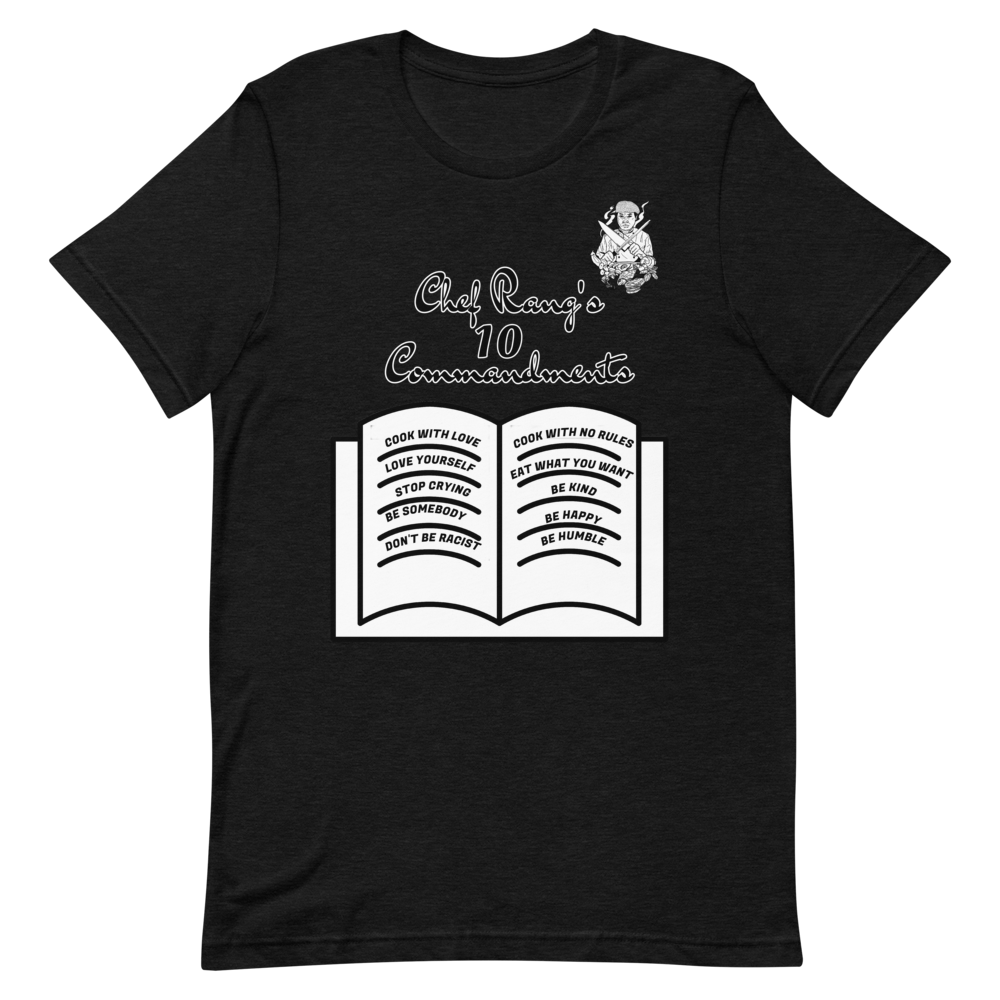 Chef Rang - 10 Commandments Unisex T-Shirt - Chef Rang