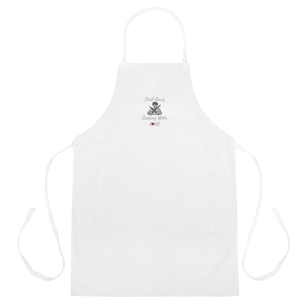 Chef Rang - Cooking With Love Embroidered Apron - Chef Rang