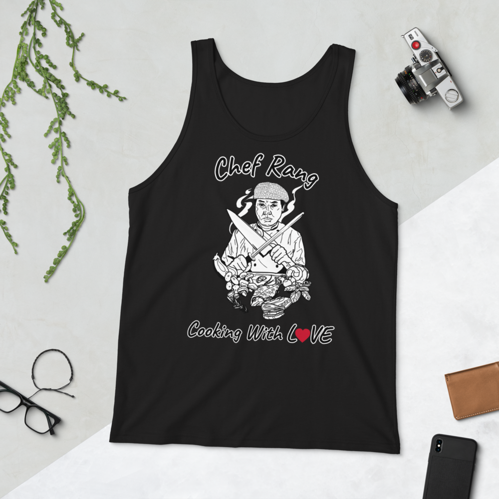 Chef Rang - Cooking With LOVE Unisex Tank Top - Chef Rang