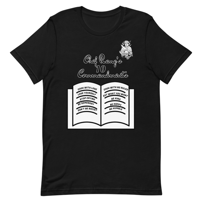 Chef Rang - 10 Commandments Unisex T-Shirt - Chef Rang